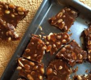 Peanut - Cashew Brittle